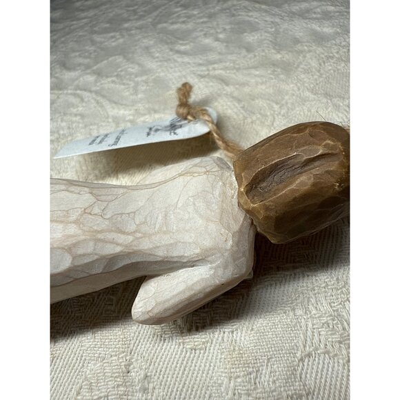 Willow Tree "Love Of Learning" Angel Ornament Figurine Carved Look Susan Lordi - Picture 11 of 16